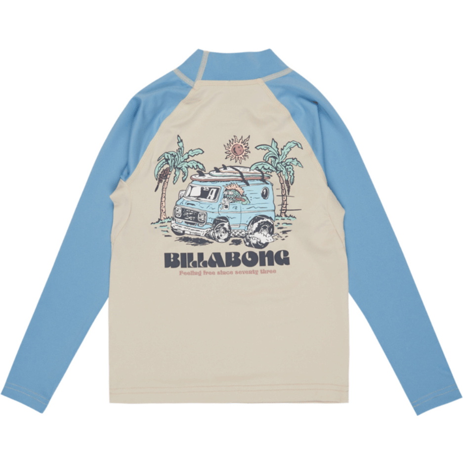 2026 Camisola De Lycra De Manga Comprida Junior Waves Da Billabong EBTWR03008 - Chino